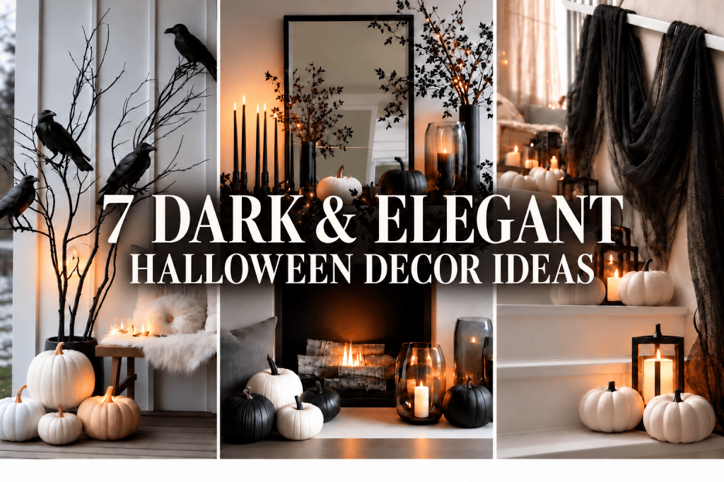 Halloween Doesn’t Have to Be Orange: 7 Dark & Elegant Halloween Decor Ideas