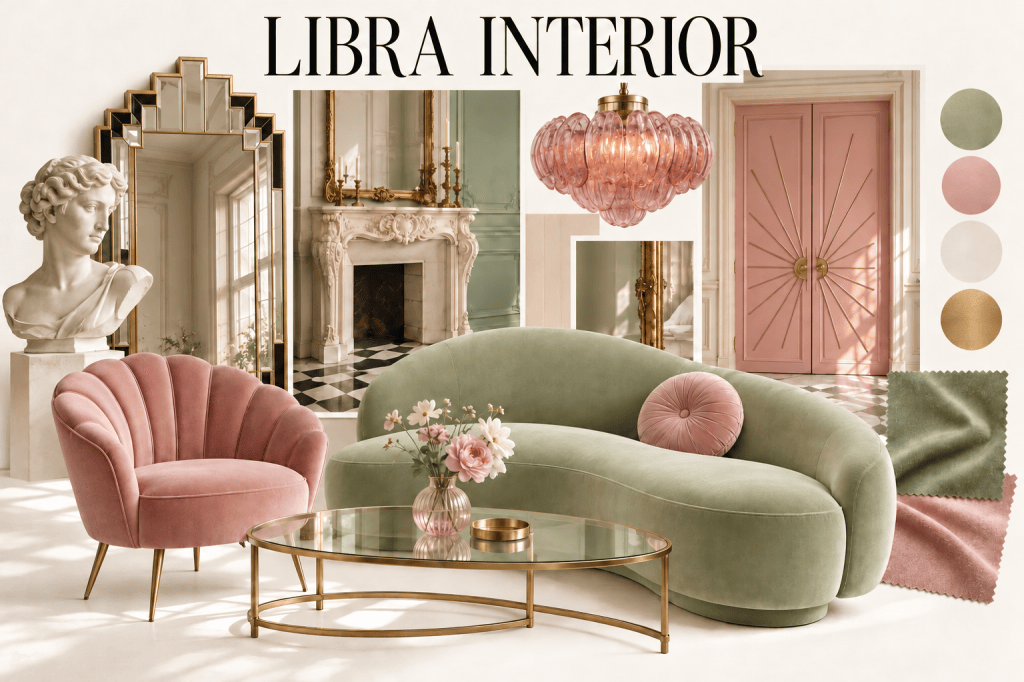 Libra Home Decor: Off-White, Pastel Green & Pink Elegance